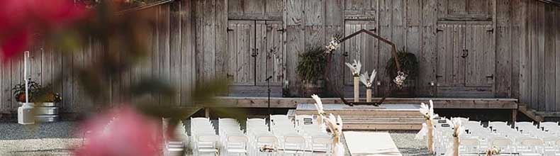 Wedding Venue Stage with Seating