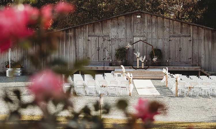 Barn Wedding Venue with Seating