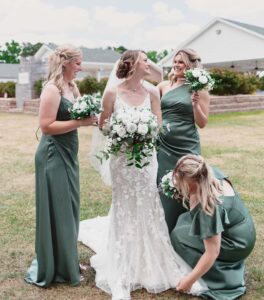 Bride with Bridesmaids